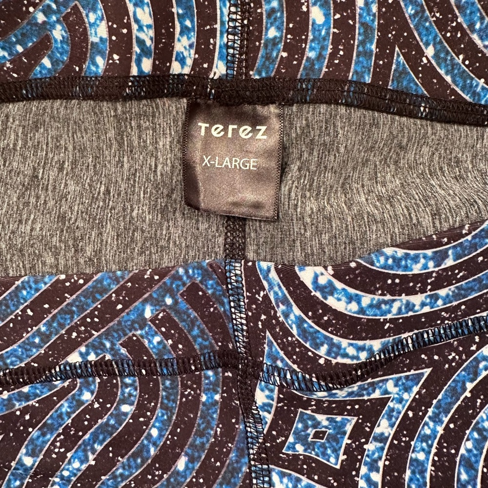 Hard to find + NWT! Peloton Terez Bike Women Glitter Galaxy Leggings - size xl - Picture 4 of 4